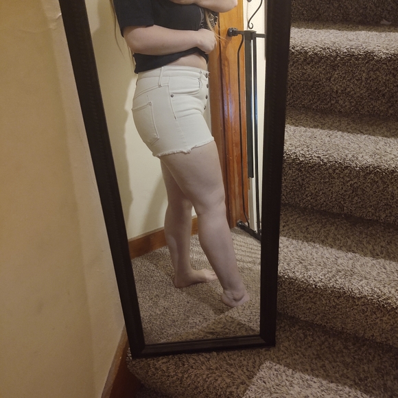 Mossimo White Denim Shorts - Picture 5 of 7